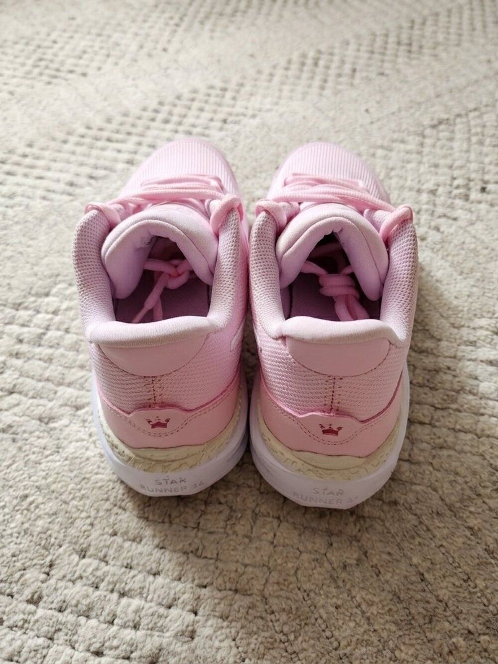 Nike Star Runner 4 big kids 6Y pink foam white running sneakers - Picture 4 of 10